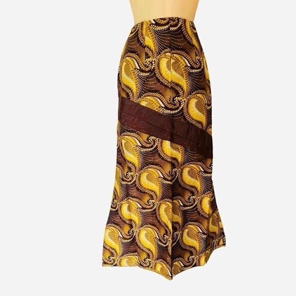 Ankara print Skirt and Blouse Set. size large - Picture 7 of 9